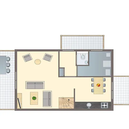 In Zuytland Buiten With Fishing Platform 別荘 Simonshaven